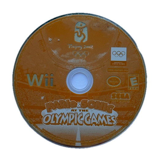 Mario & Sonic at The Olympic Games Beijing 2002 Nintendo Wii Loose Disc