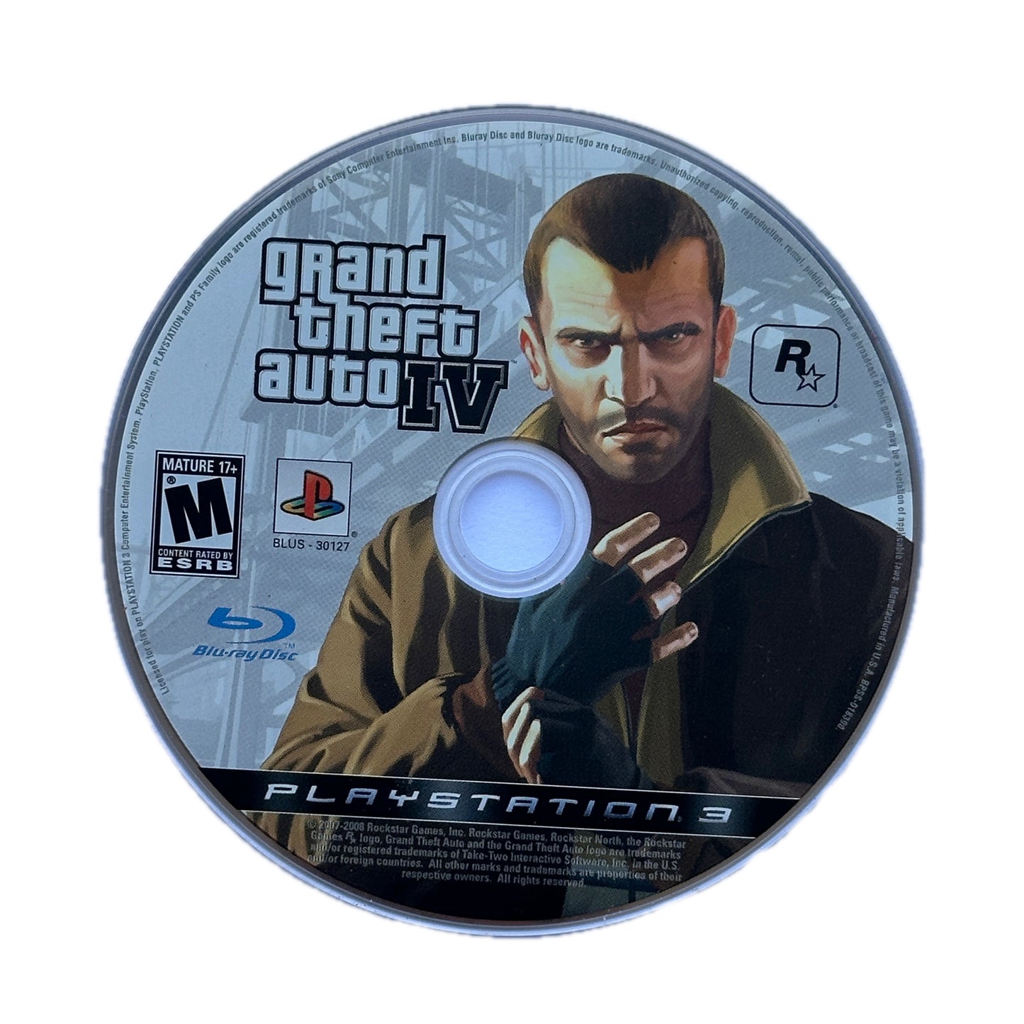 Grand Theft Auto IV PS3 Playstation 3 Loose Disc