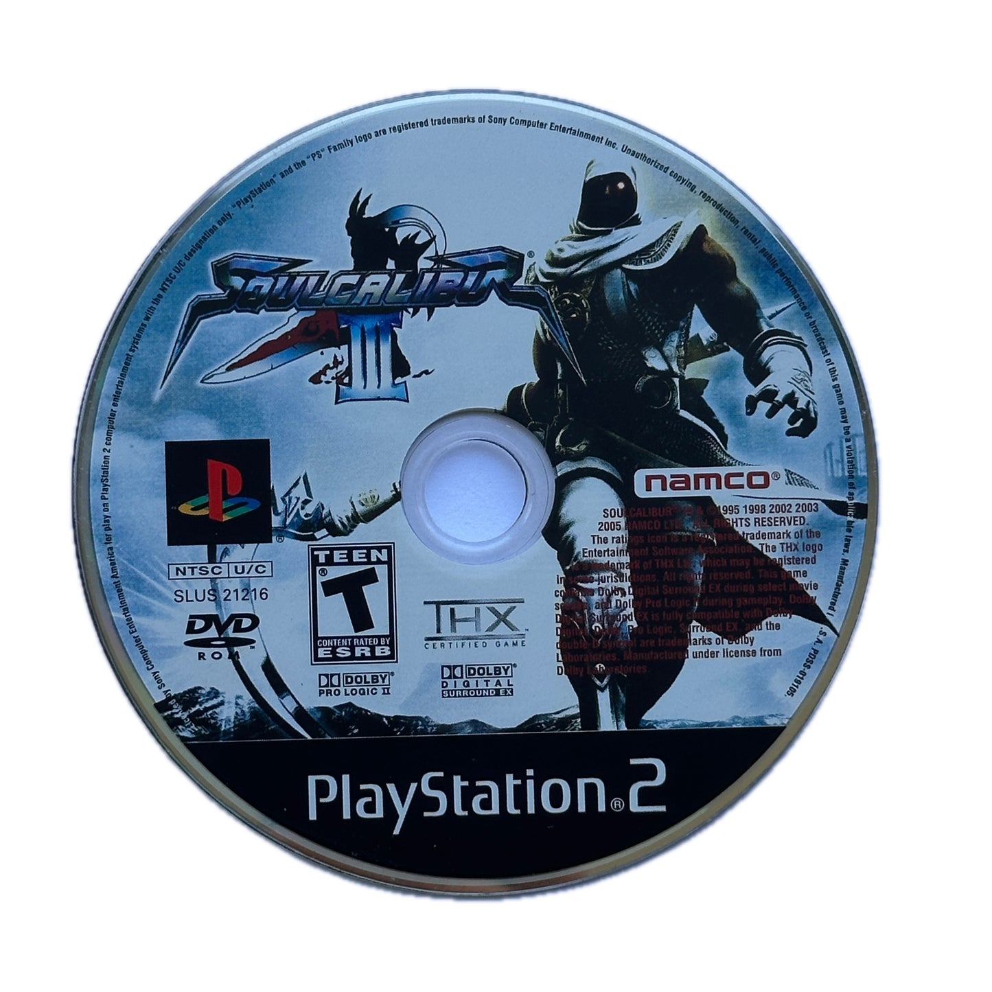 Soul Calibur III PS2 Playstation 2 Loose Disc