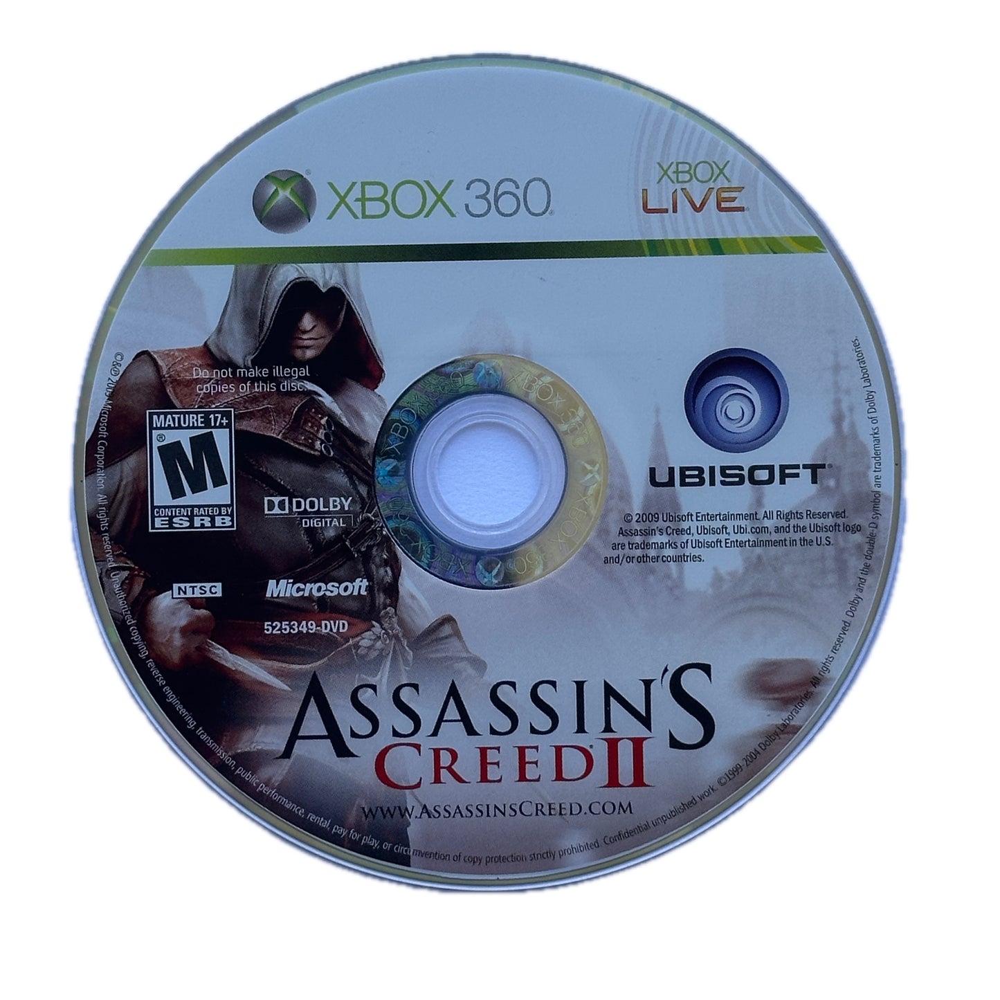 Assassins' Creed II Xbox 360 Loose DIsc