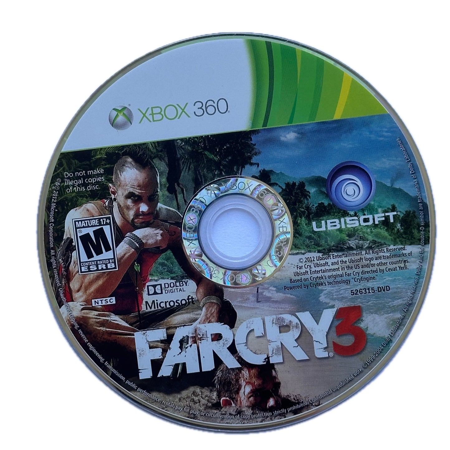 Far Cry 3 Xbox 360 Loose Disc