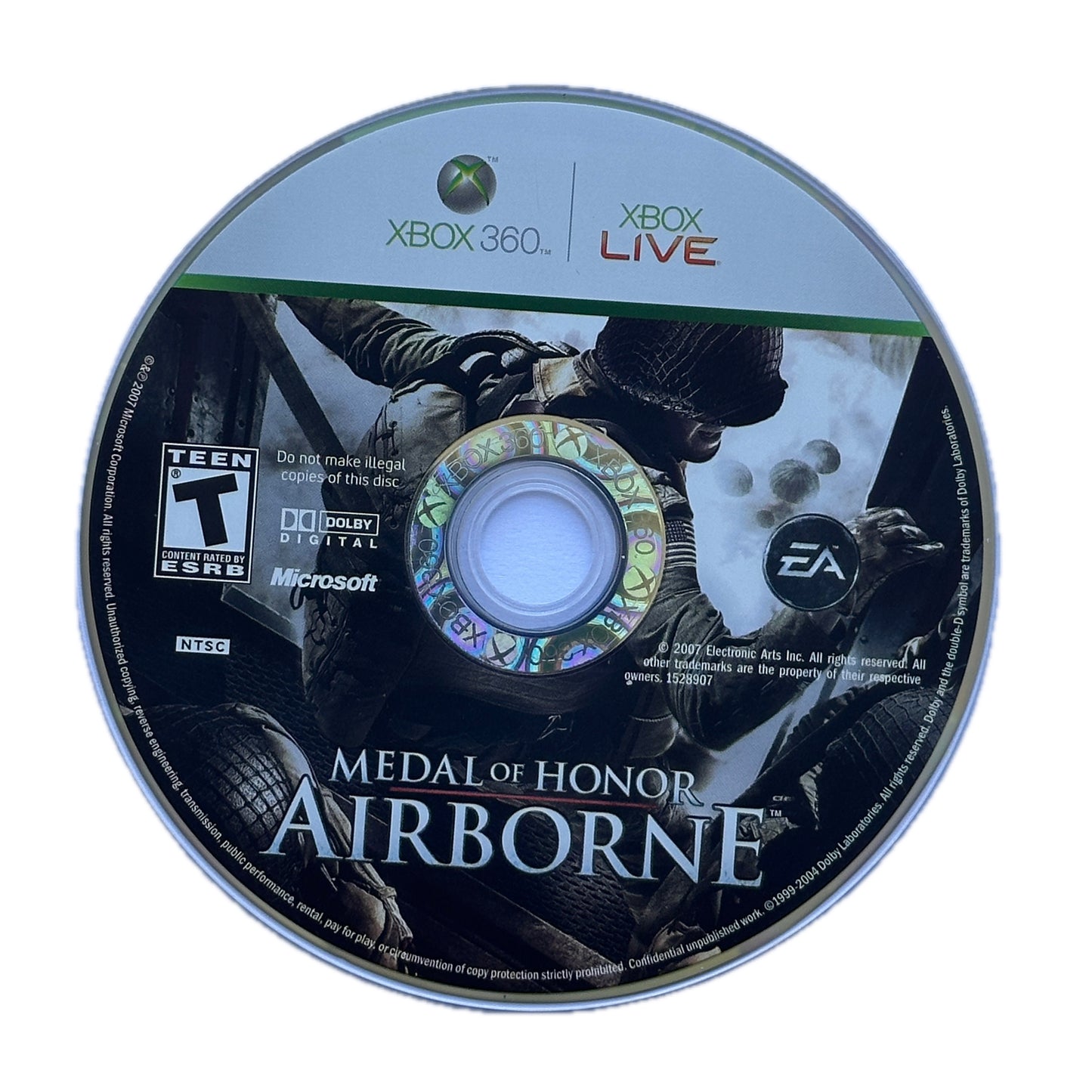 Medal of Honor Airborne Xbox 360 Loose Disc