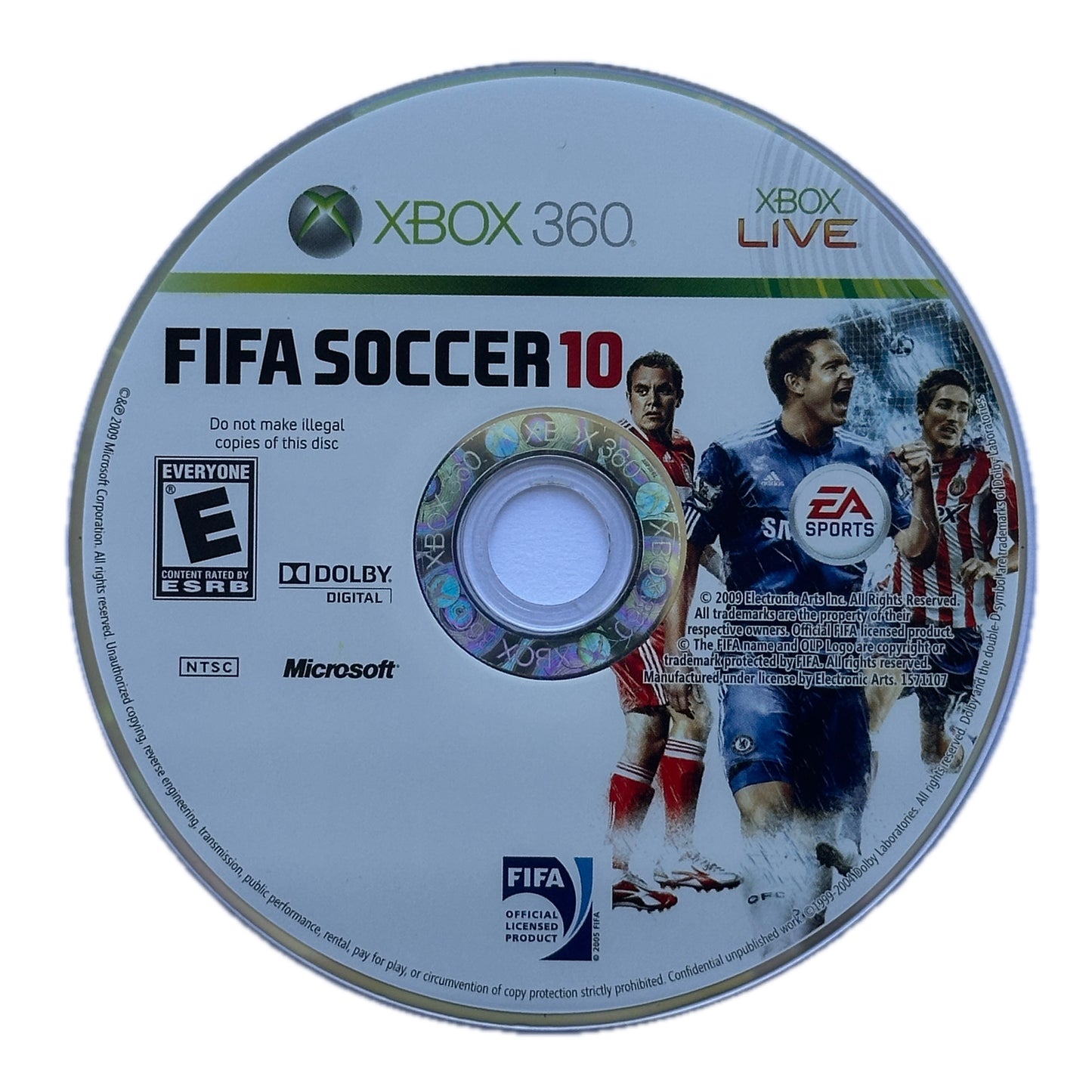 FIFA 10 XBox 360 Loose Disc
