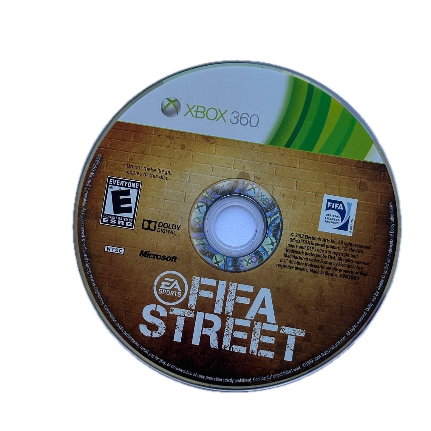 FIFA Street Xbox 360 Loose Disc