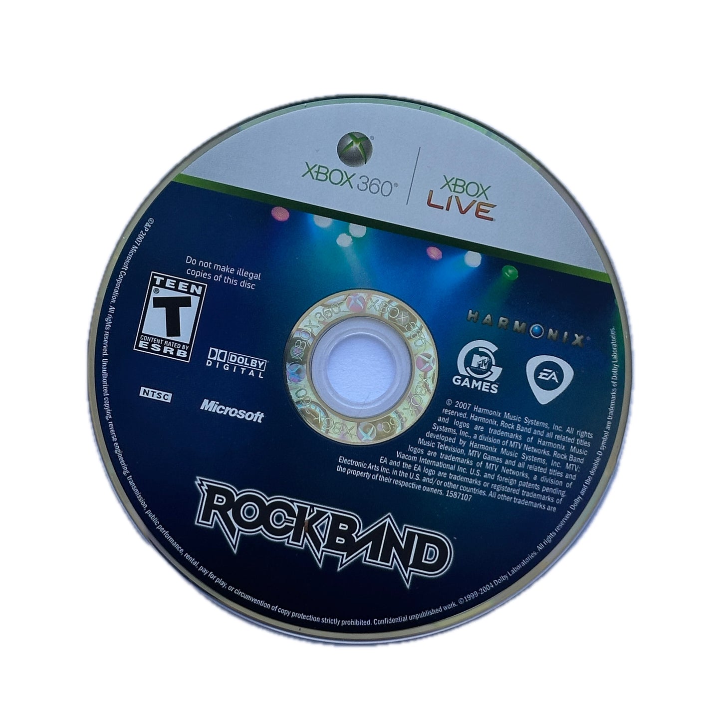 Rock Band Game Xbox 360 Loose