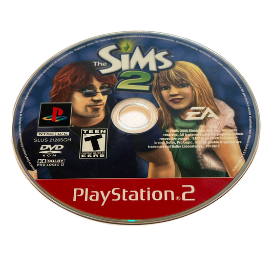 The Sims 2 Sony PS2 Playstation 2 Greatest Hits Loose Disc