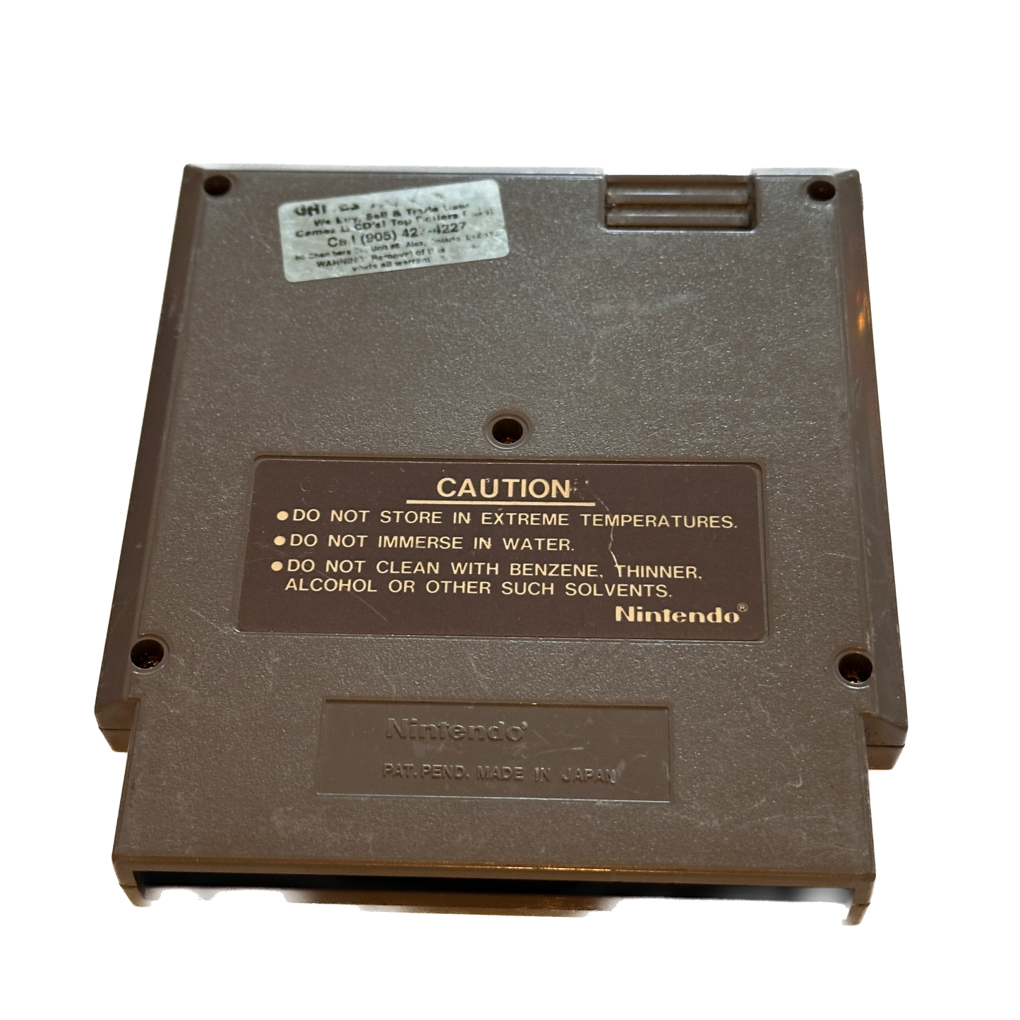 Baseball NES Nintendo Entertainment System Loose Game Cart