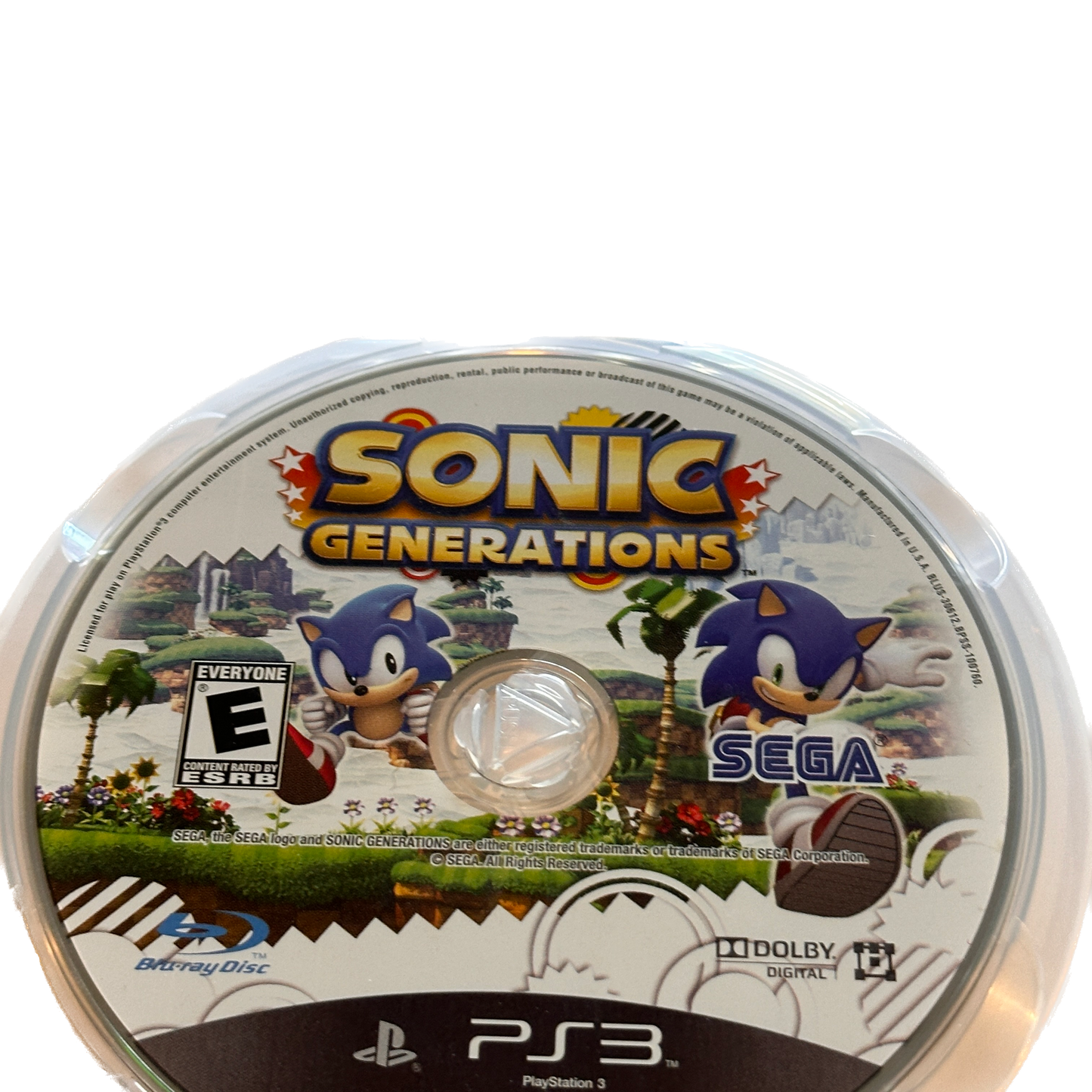 Sonic Generations Sony PS3 Playstation 3 Complete in Box