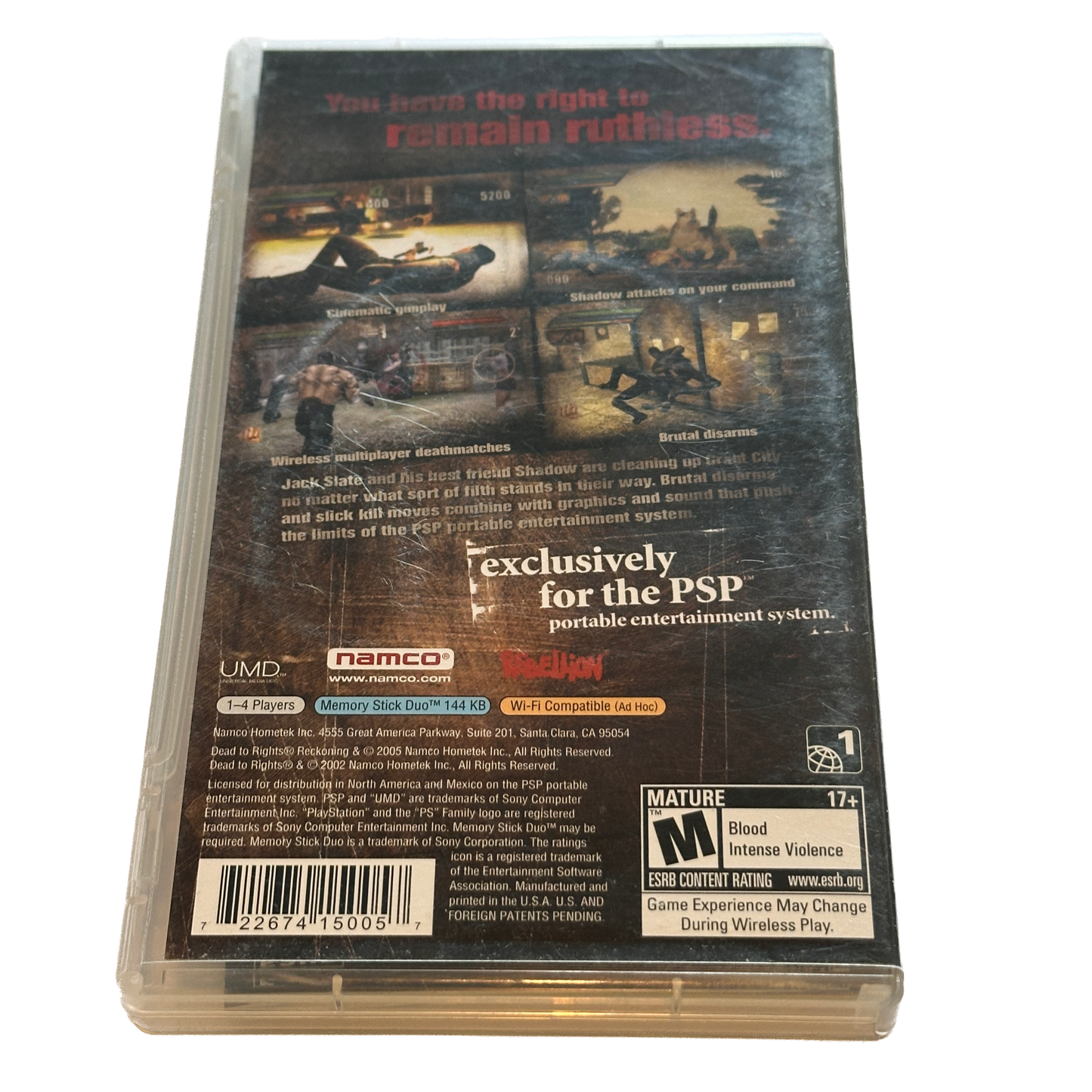 Dead to Rights Reckoning Sony PSP Complete in Box