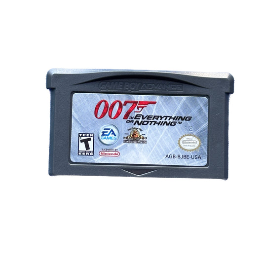 007 Everything or Nothing Nintendo Gameboy Advance Loose Game Card