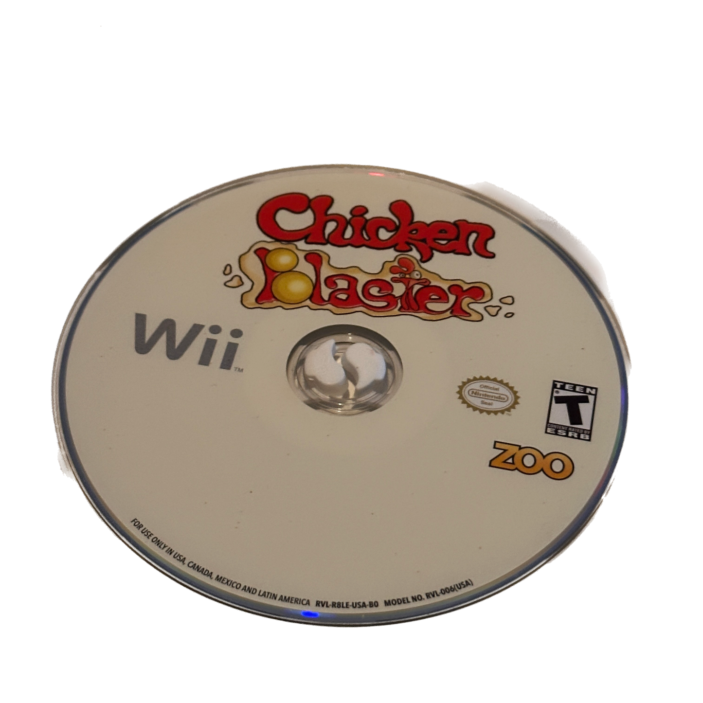 Chicken Blaster Nintendo Wii Complete in Box without Manuals (Damaged Case)