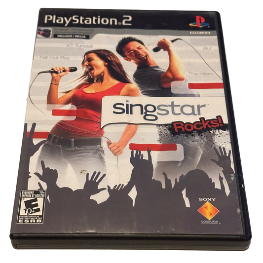 Sing Star Rocks! Sony PS2 Playstation 2 Complete in Box