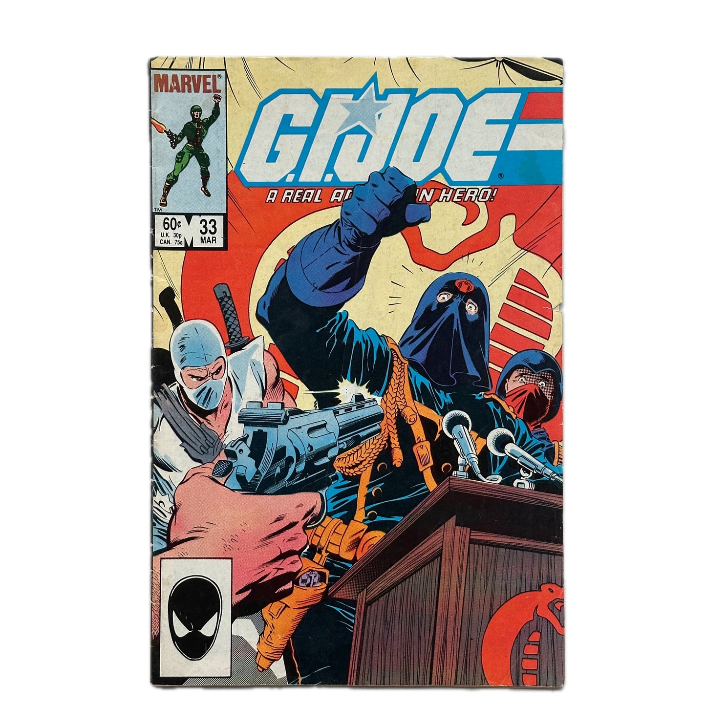 G.I. Joe: A Real American Hero #33 1985 Marvel Comics