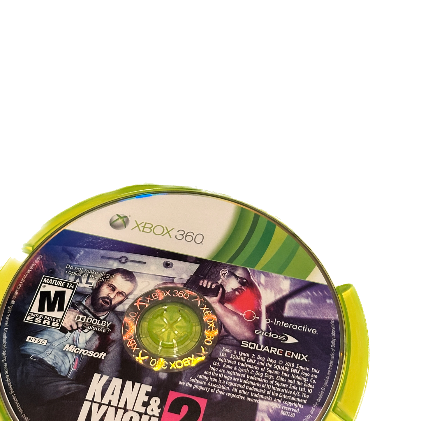 Kane & Lynch Dog Days 2 Xbox 360 Complete in Box