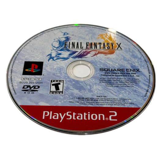 Final Fantasy X PS2 Greatest Hits Sony PS2 Playstation 2 Loose Disc Only