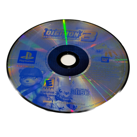 Digimon World 3 Sony PS2 Playstation 2 Loose Disc