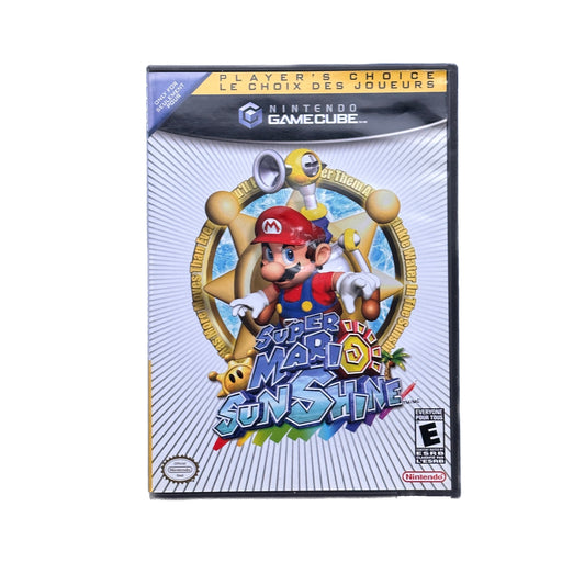 Super Mario Sunshine Player's Choice Nintendo Gamecube Complete in Box