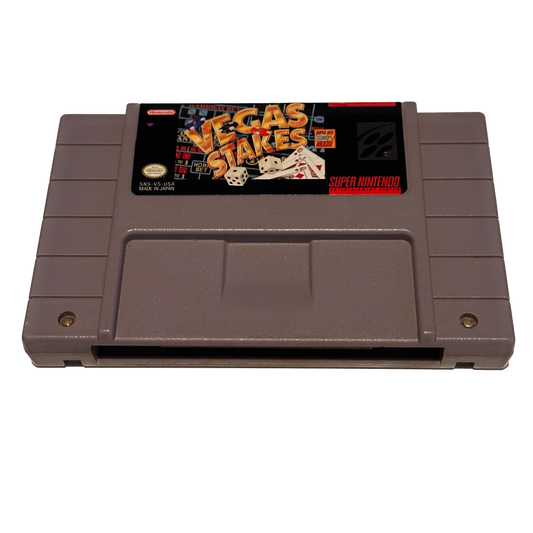 Vegas Stakes S.N.E.S. Super Nintendo Entertainment System Loose Game Cart
