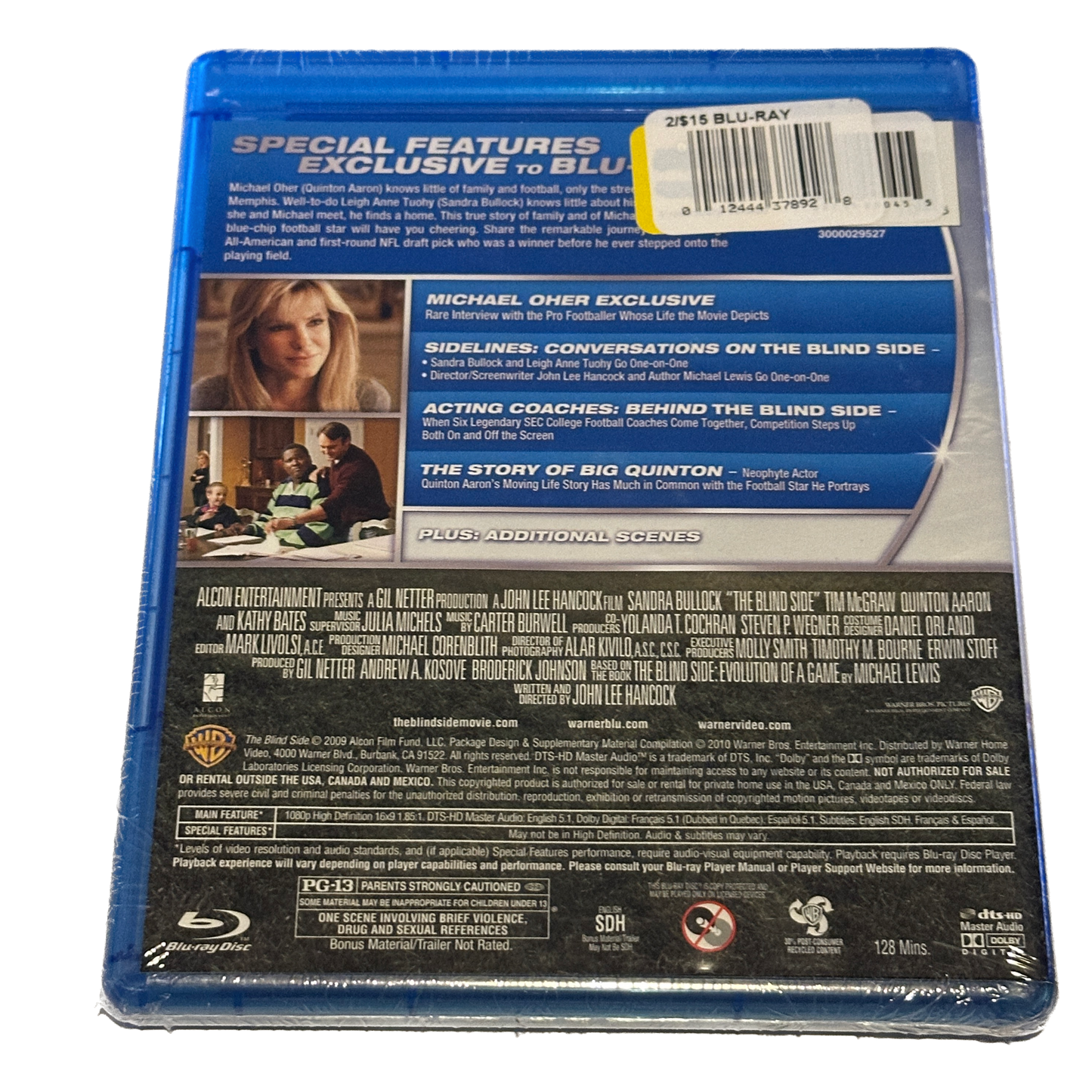 The Blindside Blu Ray Factory Sealed