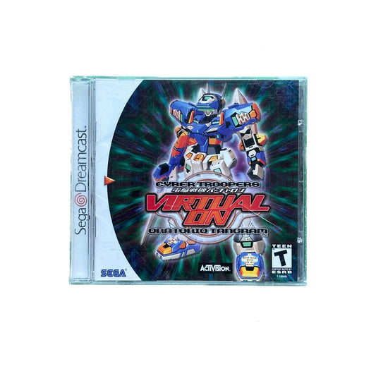 CyberTroopers Virtual On Oratorio Tangram Sega Dreamcast Complete in Box