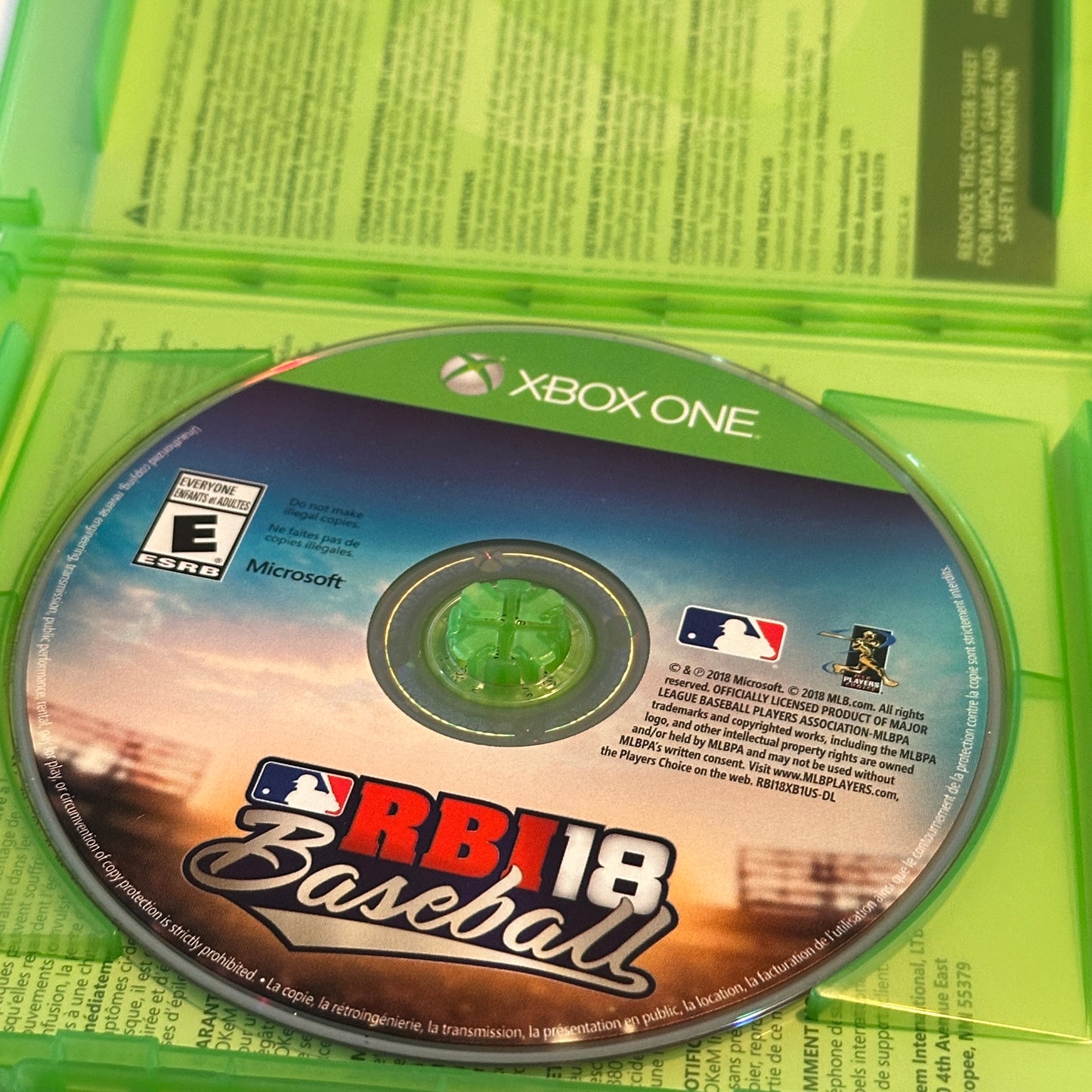 RBI 18 Baseball Xbox One Complete in Box