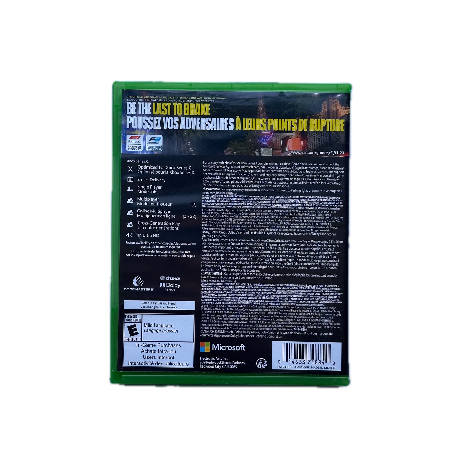 F1 23 Xbox Series X & Xbox One Factory Sealed