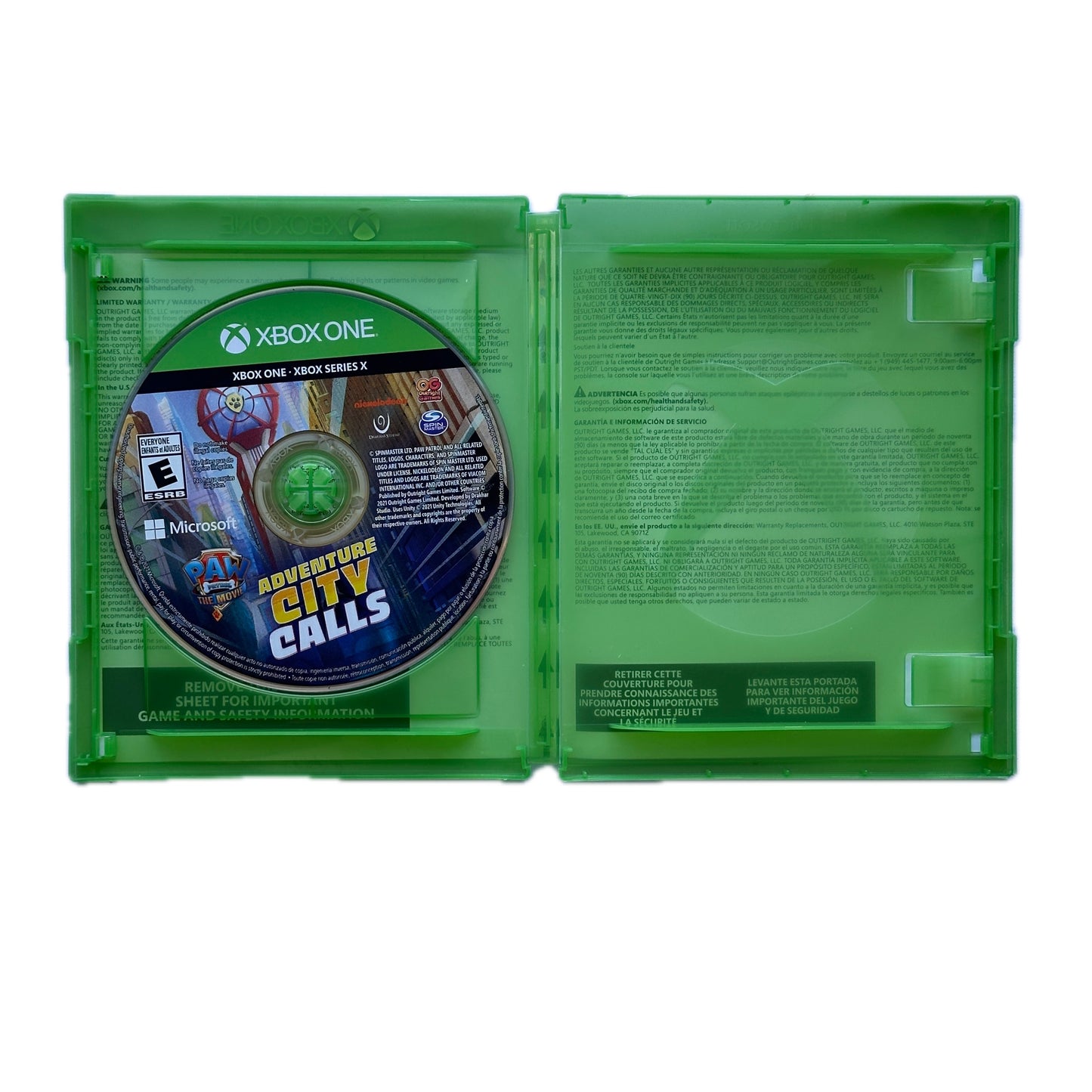 Paw Patrol Adventure City Calls Xbox Series X & Xbox One Complete in Box