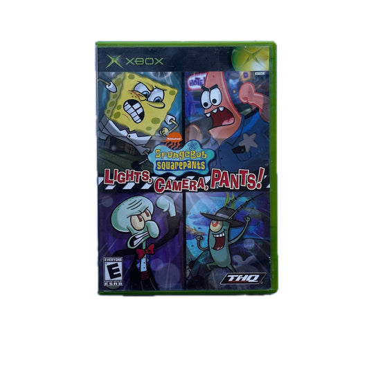 Spongebob Squarepants Lights, Camera, Pants Xbox Complete in Box