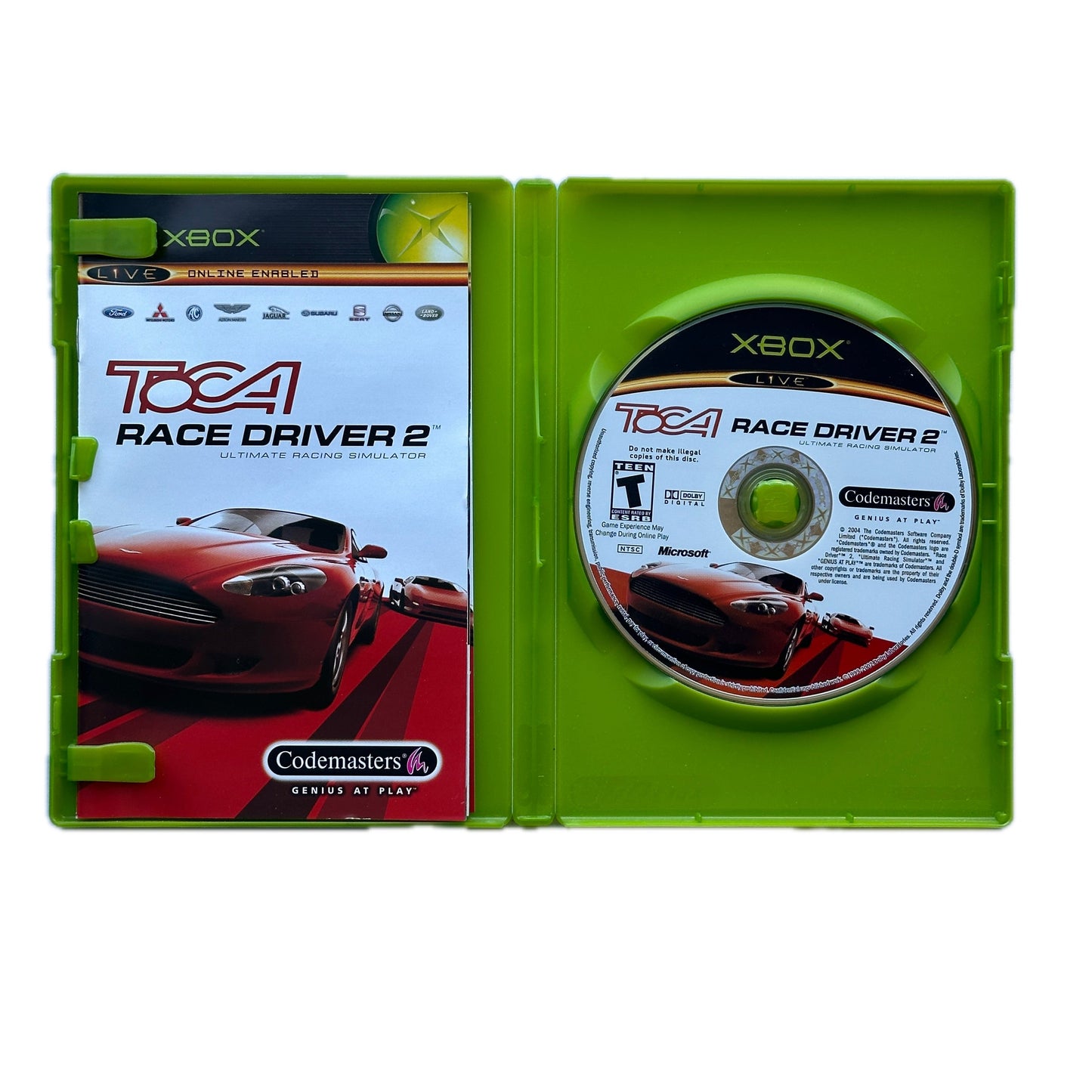 TOCA Race Driver 2 & Colin McRae Rally 04 Bundle Xbox Complete in Box