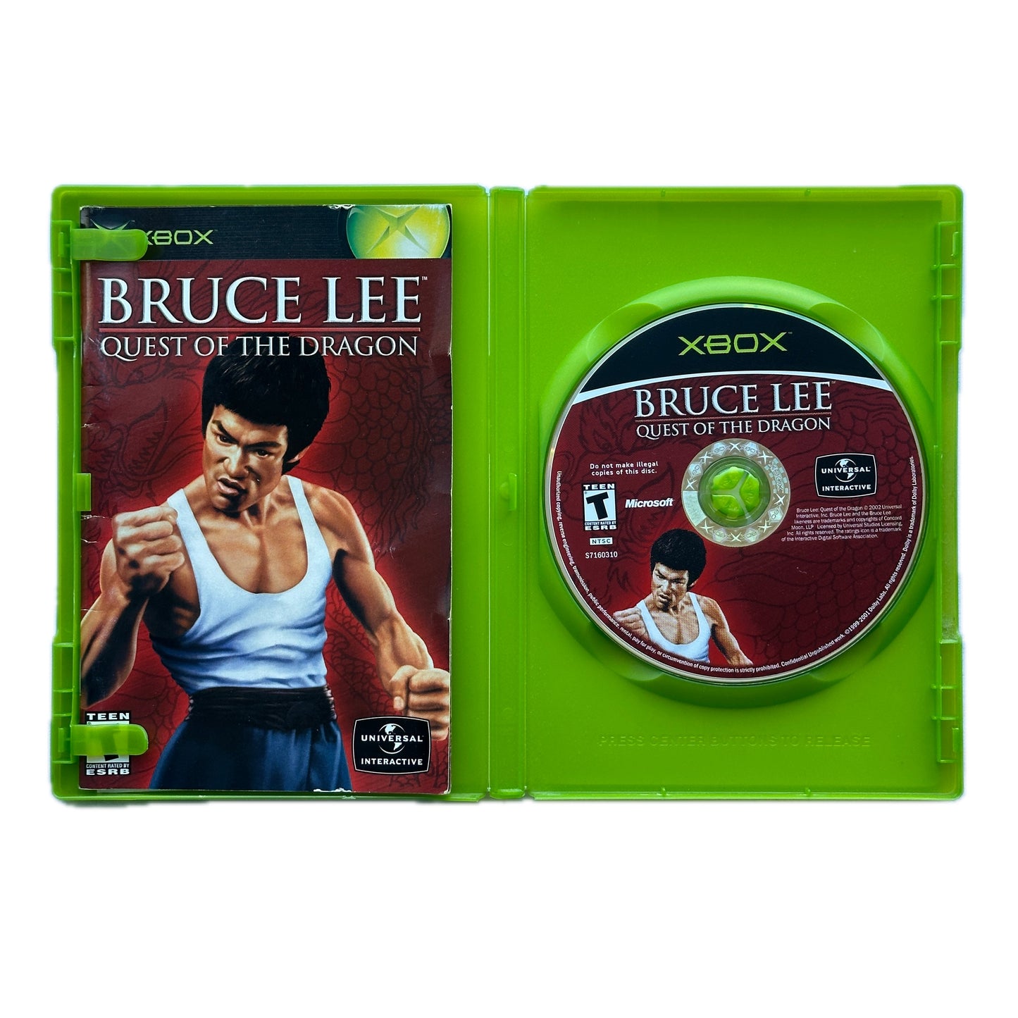 Bruce Lee Quest of The Dragon Xbox Complete in Box