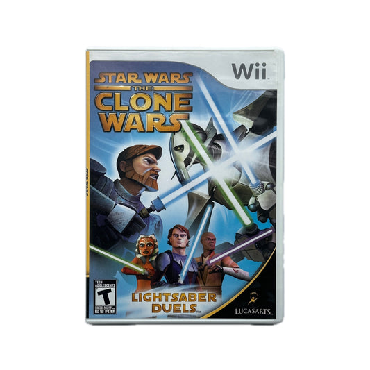 Star Wars Clone Wars Lightsaber Duels Nintendo Wii Complete in Box