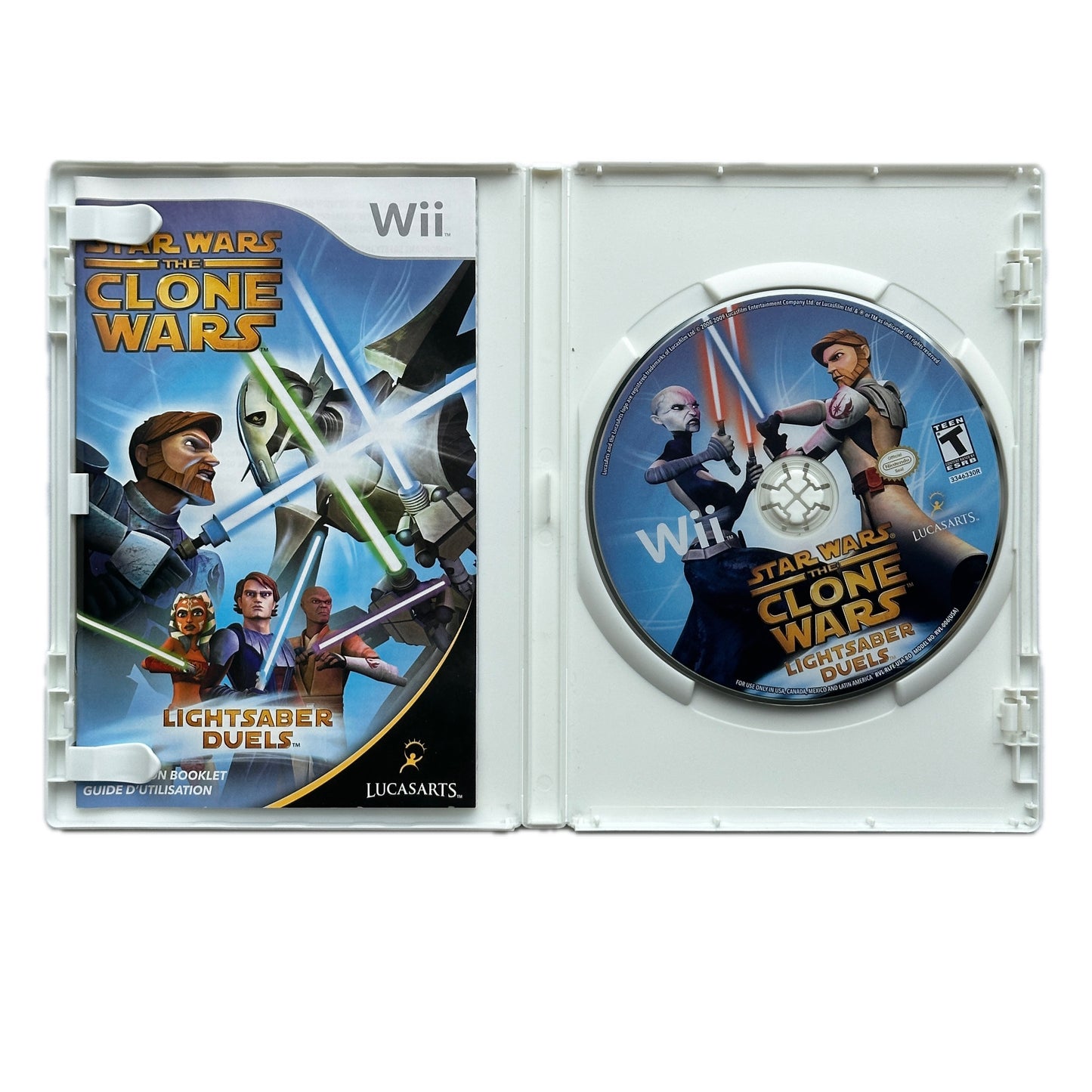 Star Wars Clone Wars Lightsaber Duels Nintendo Wii Complete in Box