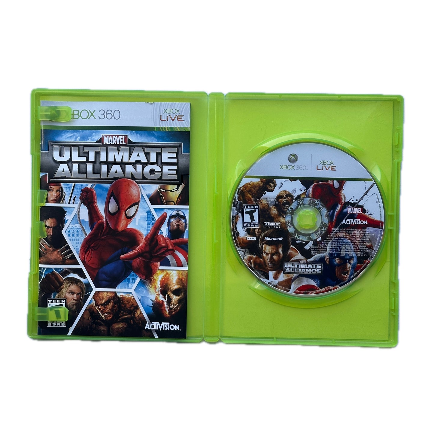 Marvel Ultimate Alliance Xbox 360 Complete in Box
