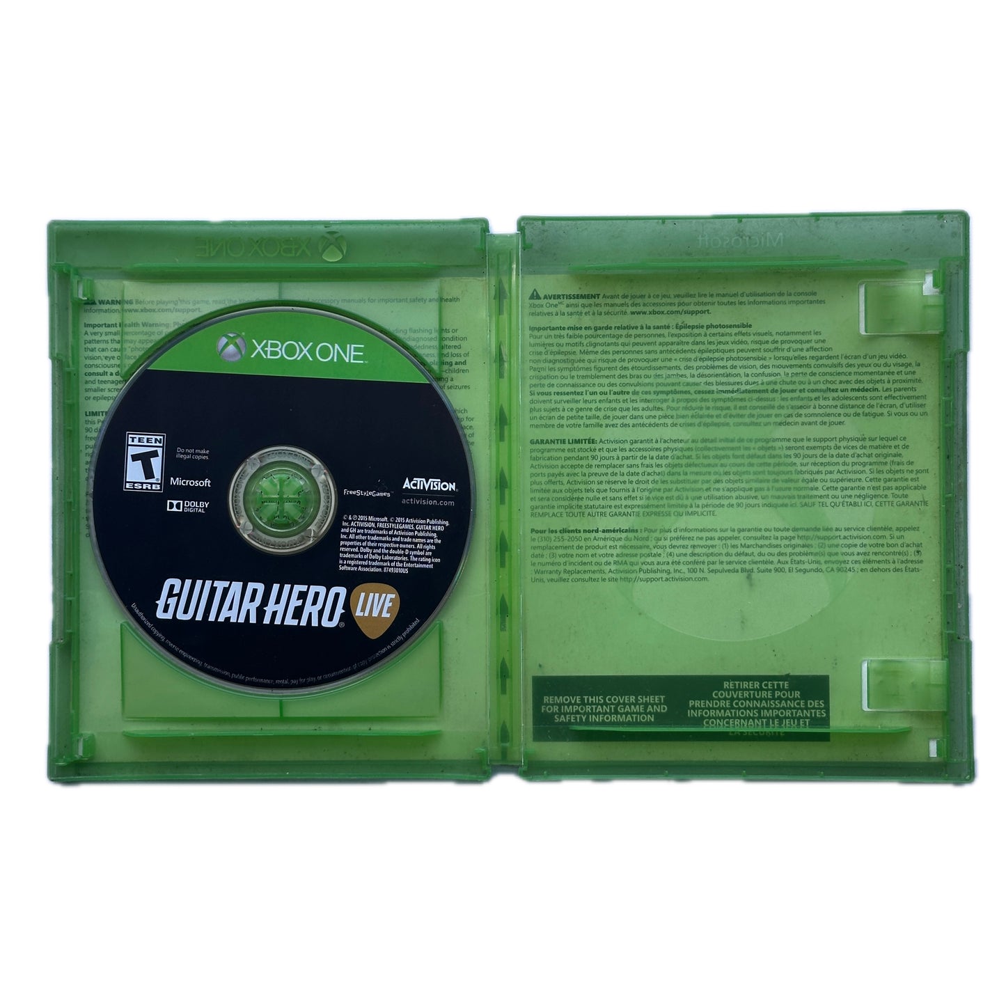 Guitar Hero Live Xbox One Complete in Box