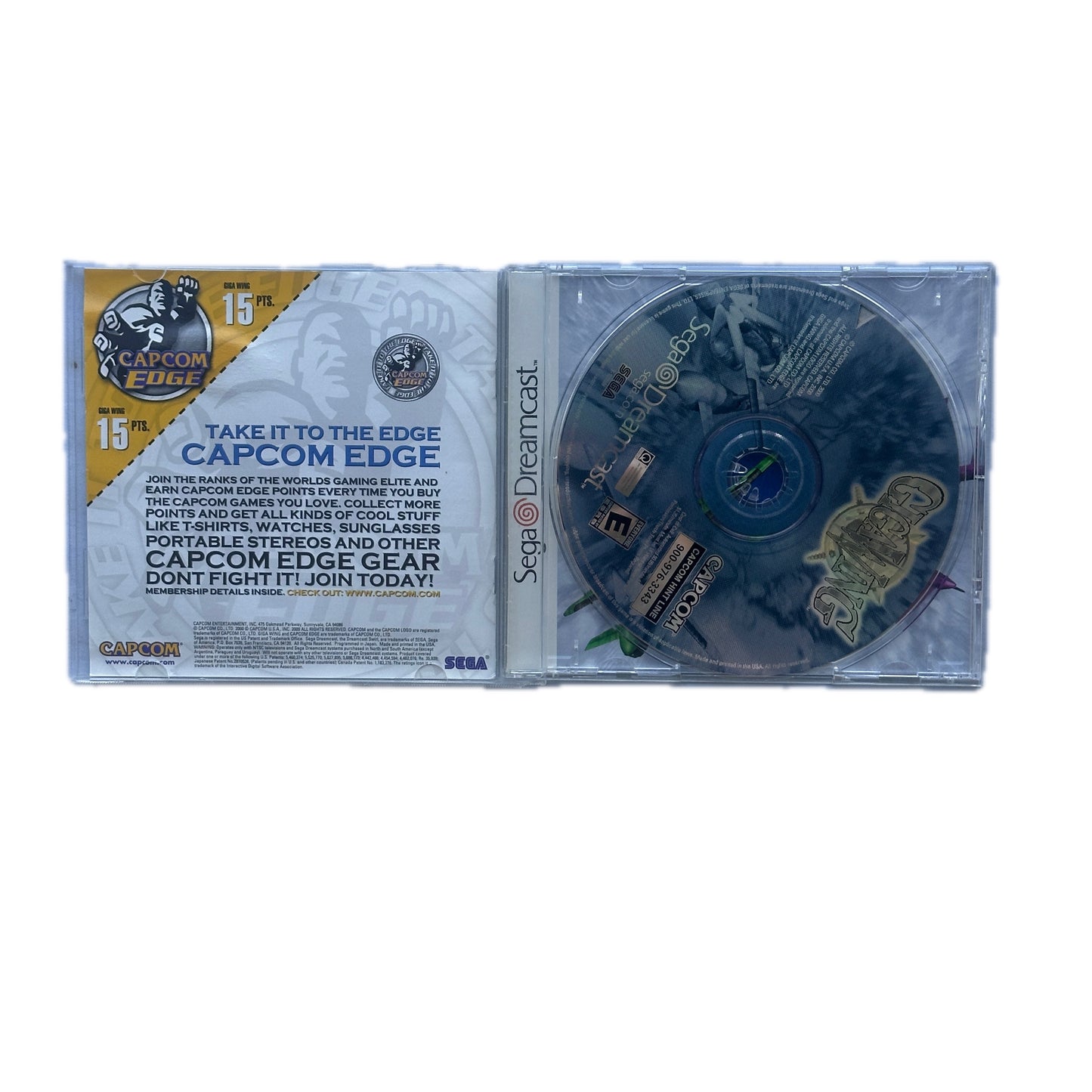 Giga Wing Sega Dreamcast Complete in Box