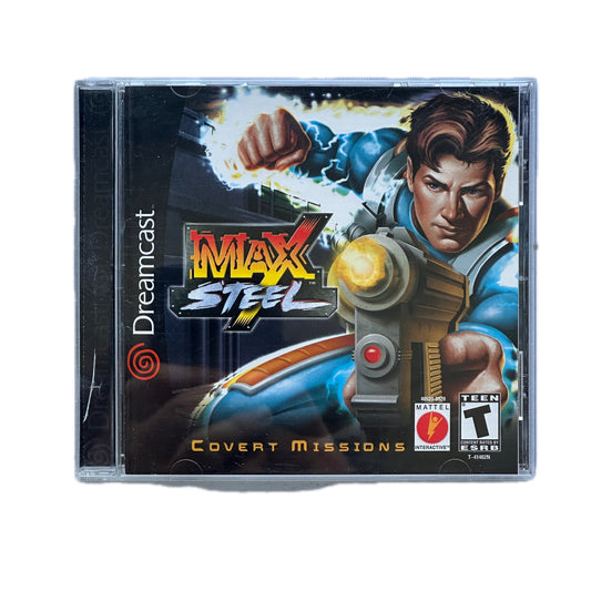 Max Steel: Covert Missions Black Label Sega Dreamcast Complete in Box