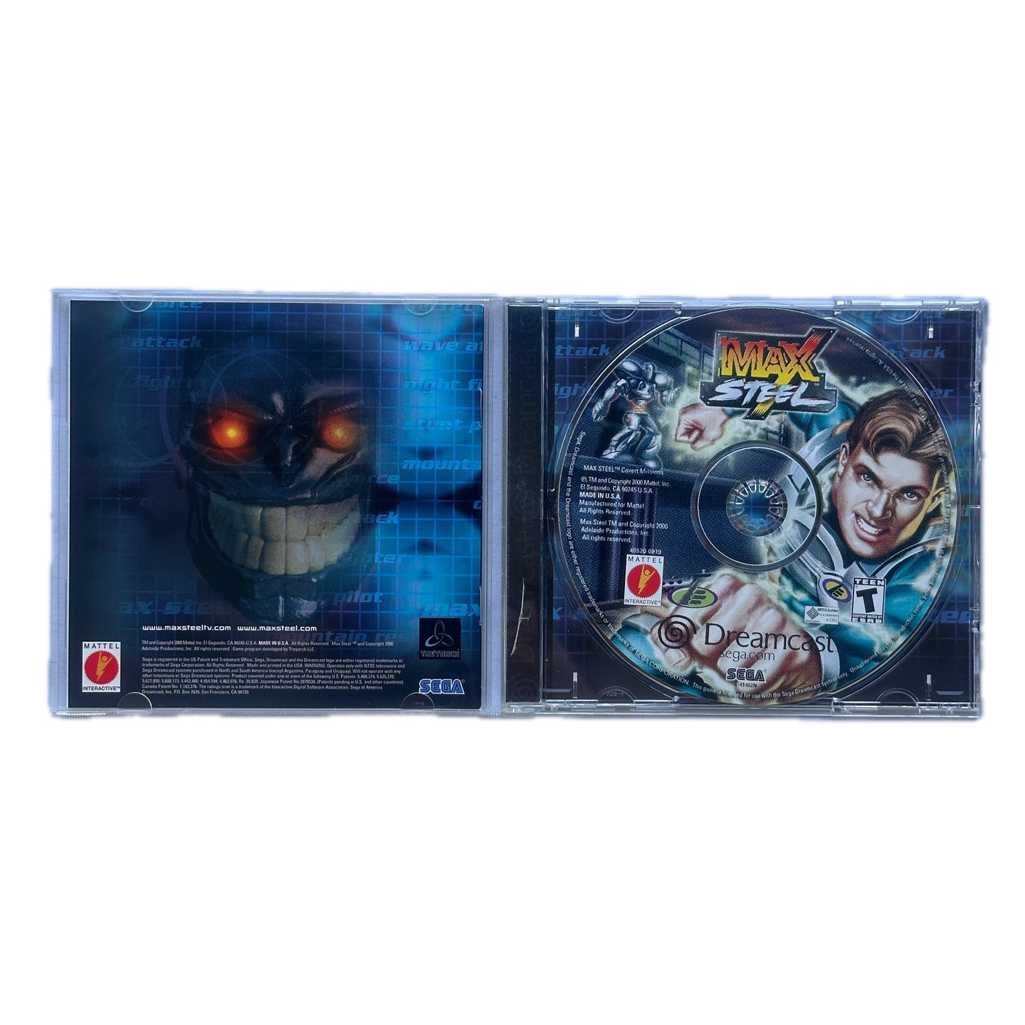 Max Steel: Covert Missions Black Label Sega Dreamcast Complete in Box