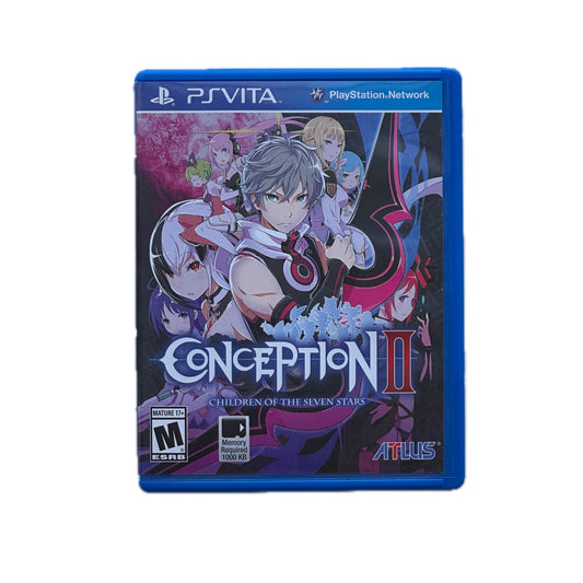 Conception II Children of The Stars  PS Vita Complete in Box