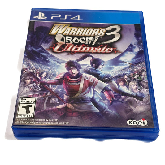 Warriors Orochi 3: Ultimate Sony PS4 Playstation 4 Complete in Box