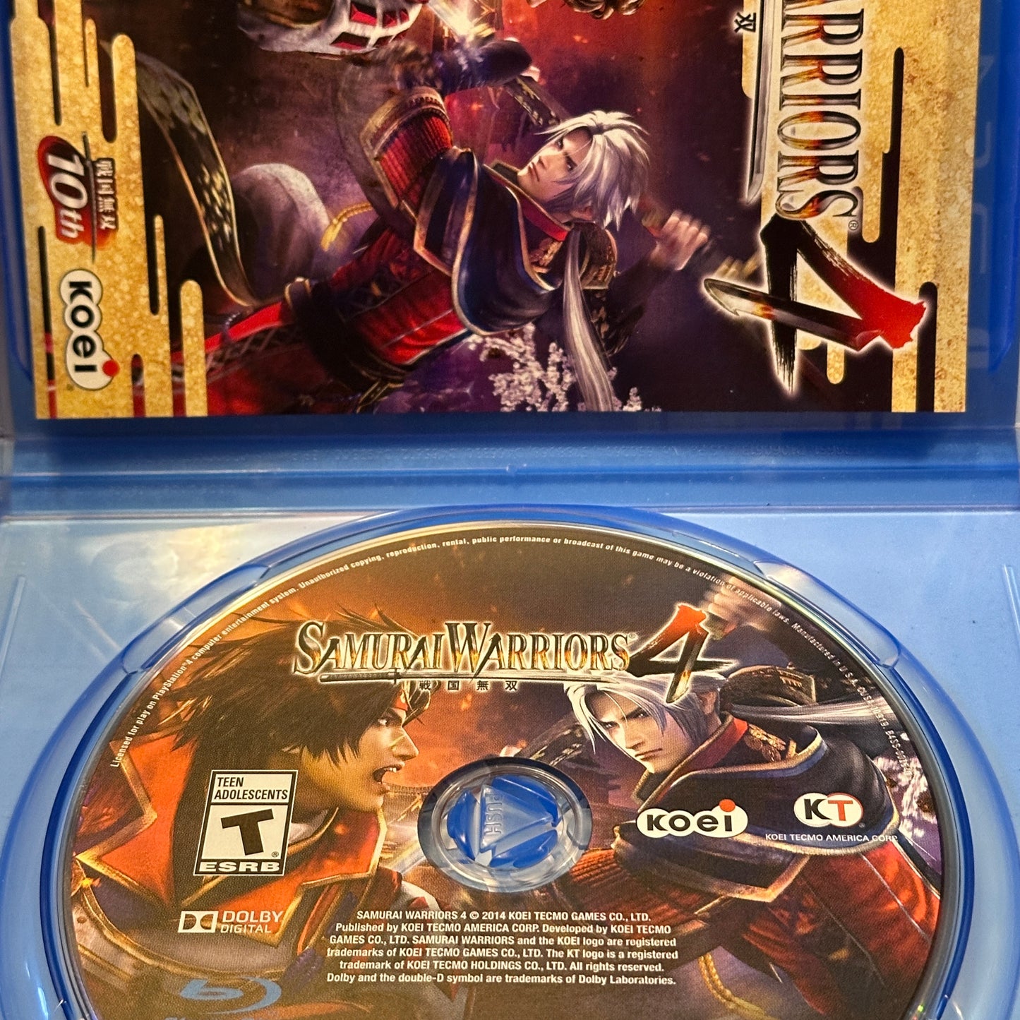 Samurai Warriors 4 Sony PS4 Playstation 4 Complete in Box