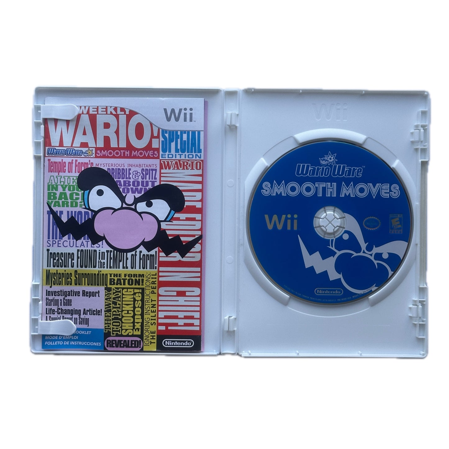 Wario Ware Smooth Moves Nintendo Wii Complete in Box