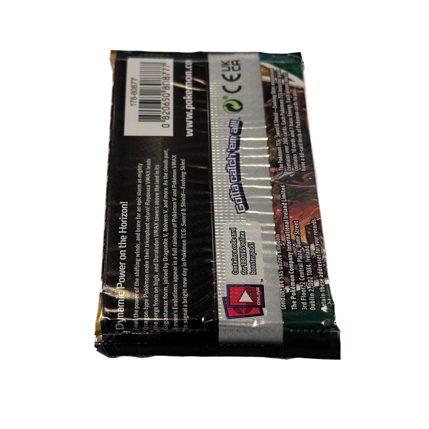 Pokémon Evolving Skies Booster Pack Umbreon V Artwork