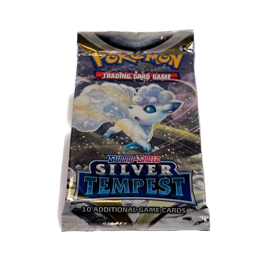 Pokémon Silver Tempest Booster Pack Alolan Vulpix VStar Artwork