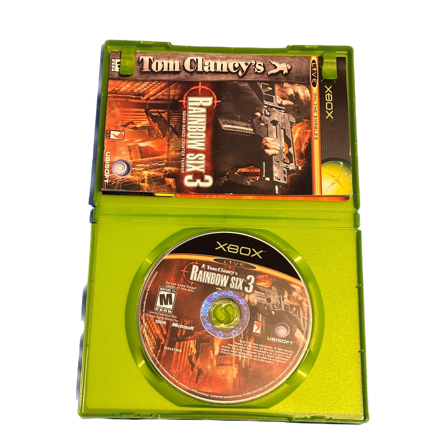 TomClancy's Rainbow Six 3 Xbox Complete in Box