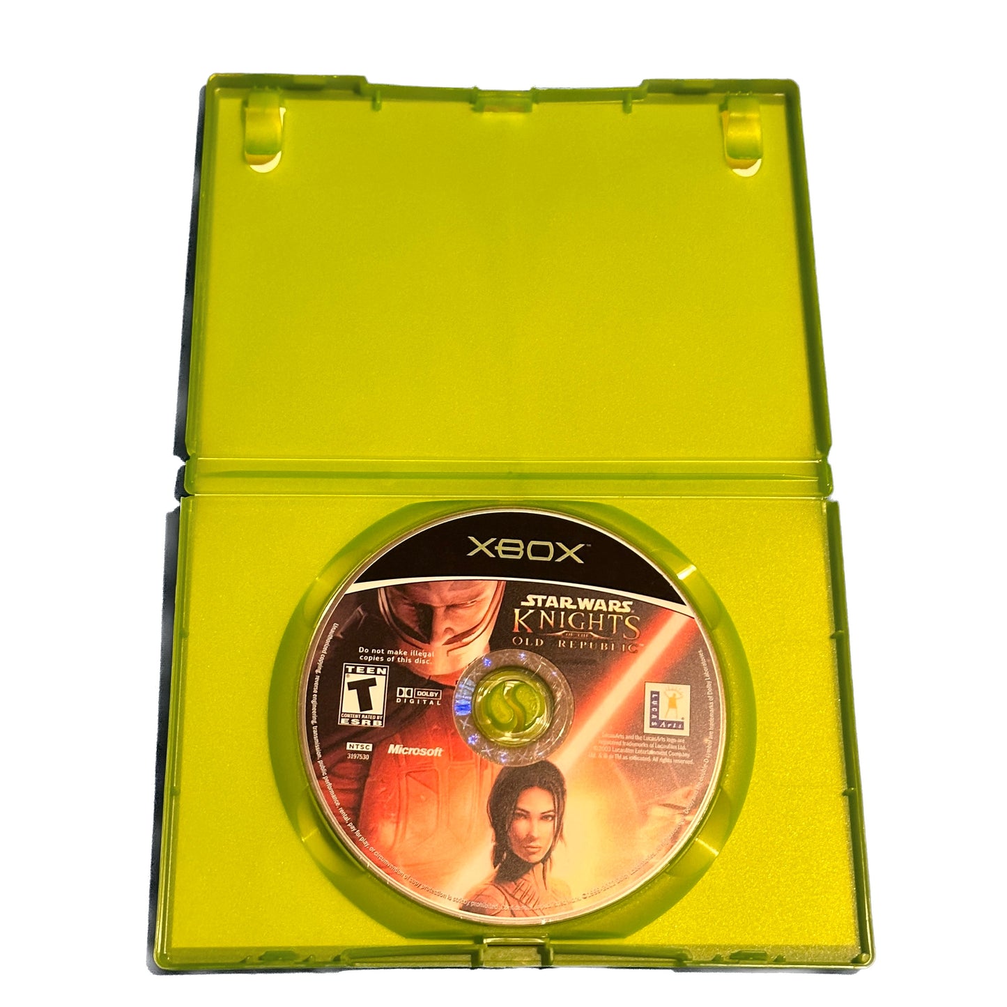 Star Wars Knights Old Republic (Not For Resale) Xbox Complete in Box