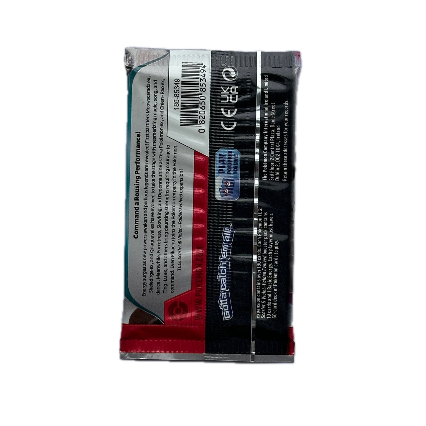 Pokémon Scarlet & Violet Paldea Evolved Pack Ting-Lu Ex Artwork