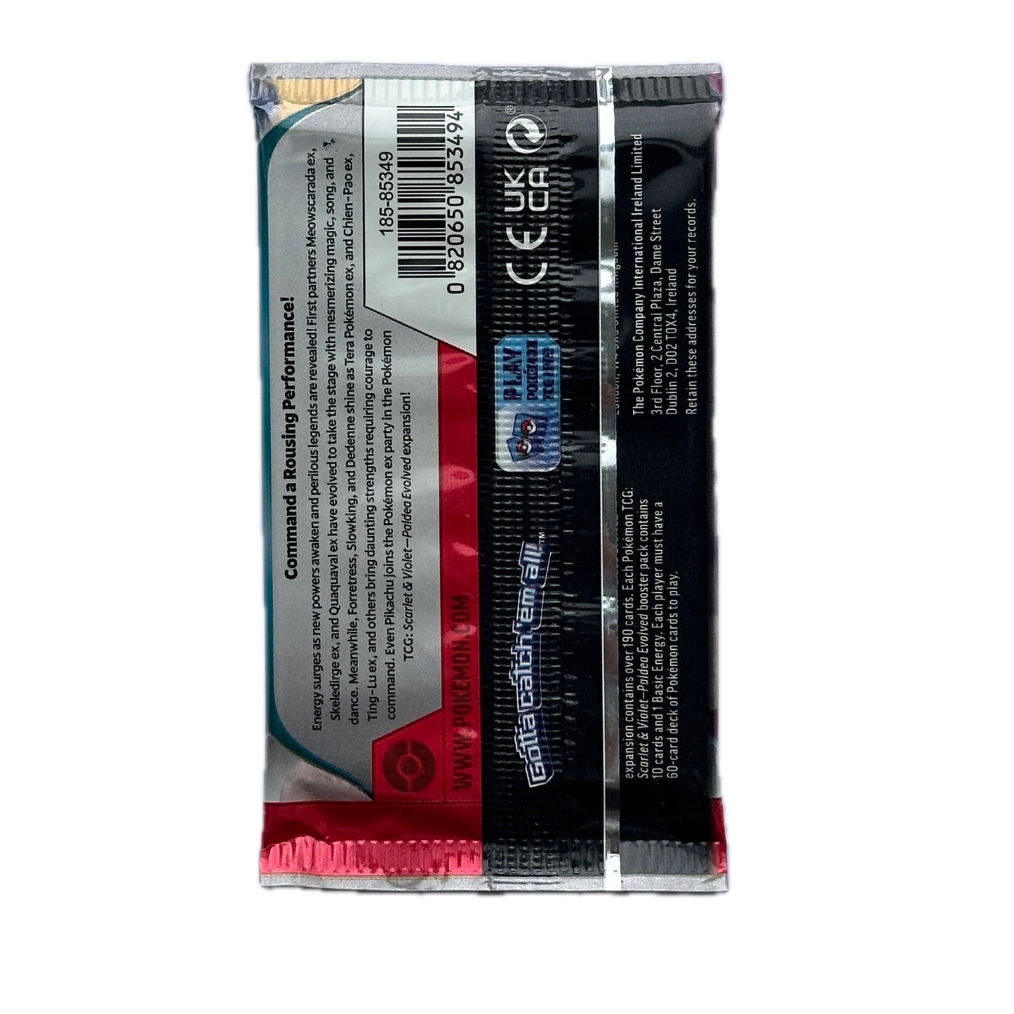 Pokémon Scarlet & Violet Paldea Evolved Pack Chien-Pao EX Artwork