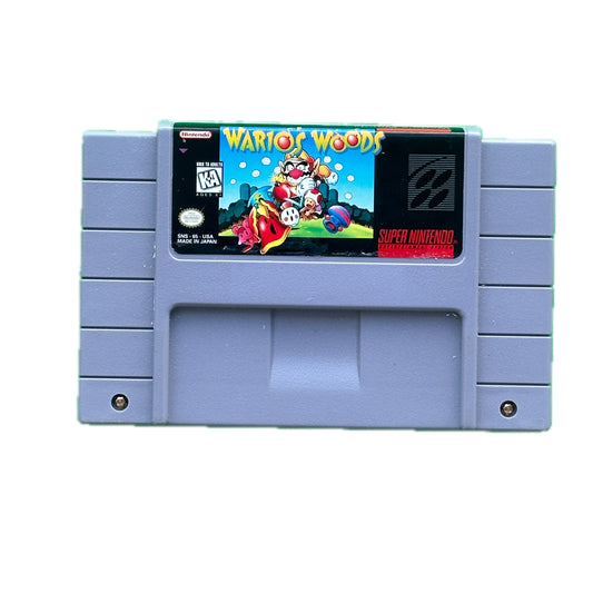 Warrio Woods SNES Super Nintendo Entertainment System Loose Cart & Manual