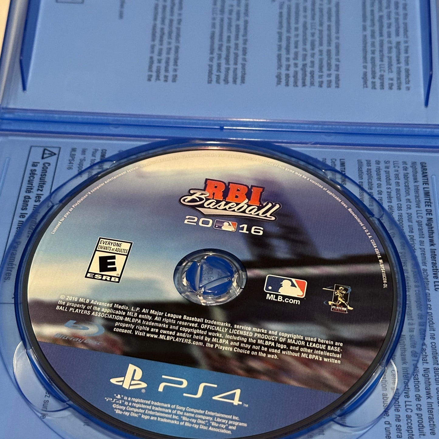 RBI Baseball 2016 Sony PS4 Playstation 4 Complete in Box