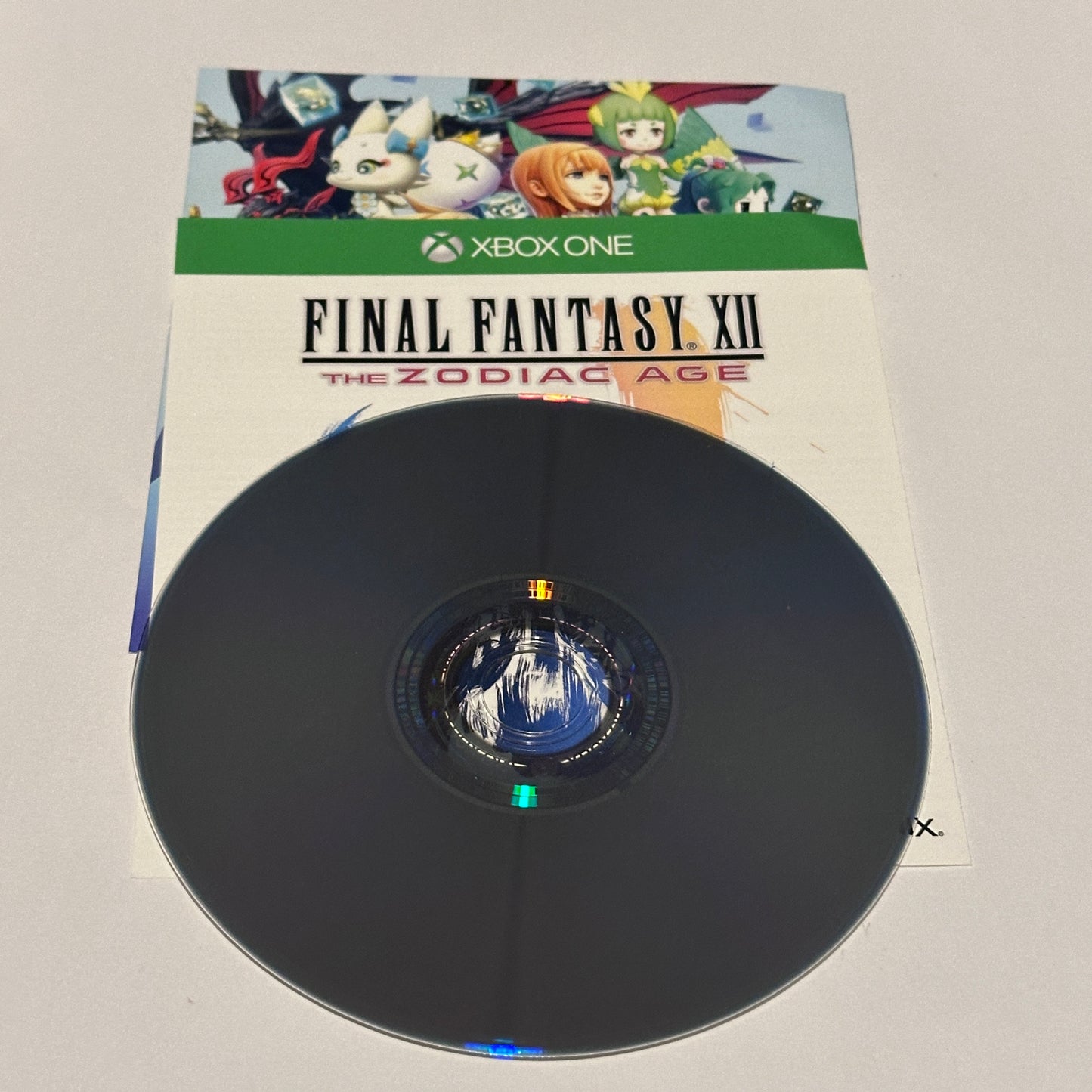 Final Fantasy XII The Zodiac Age Xbox One Loose Disc & Codes